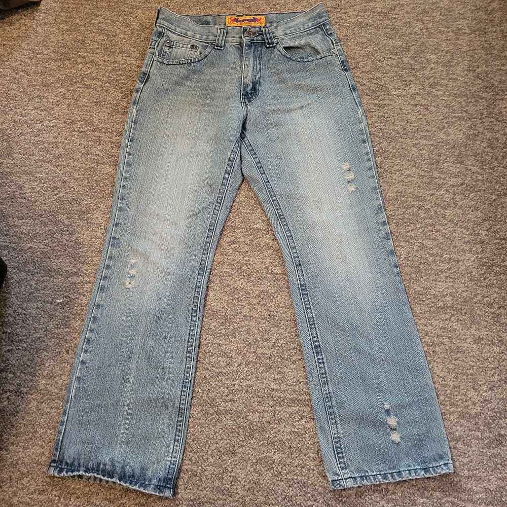 Light Blue Distressed Jeans